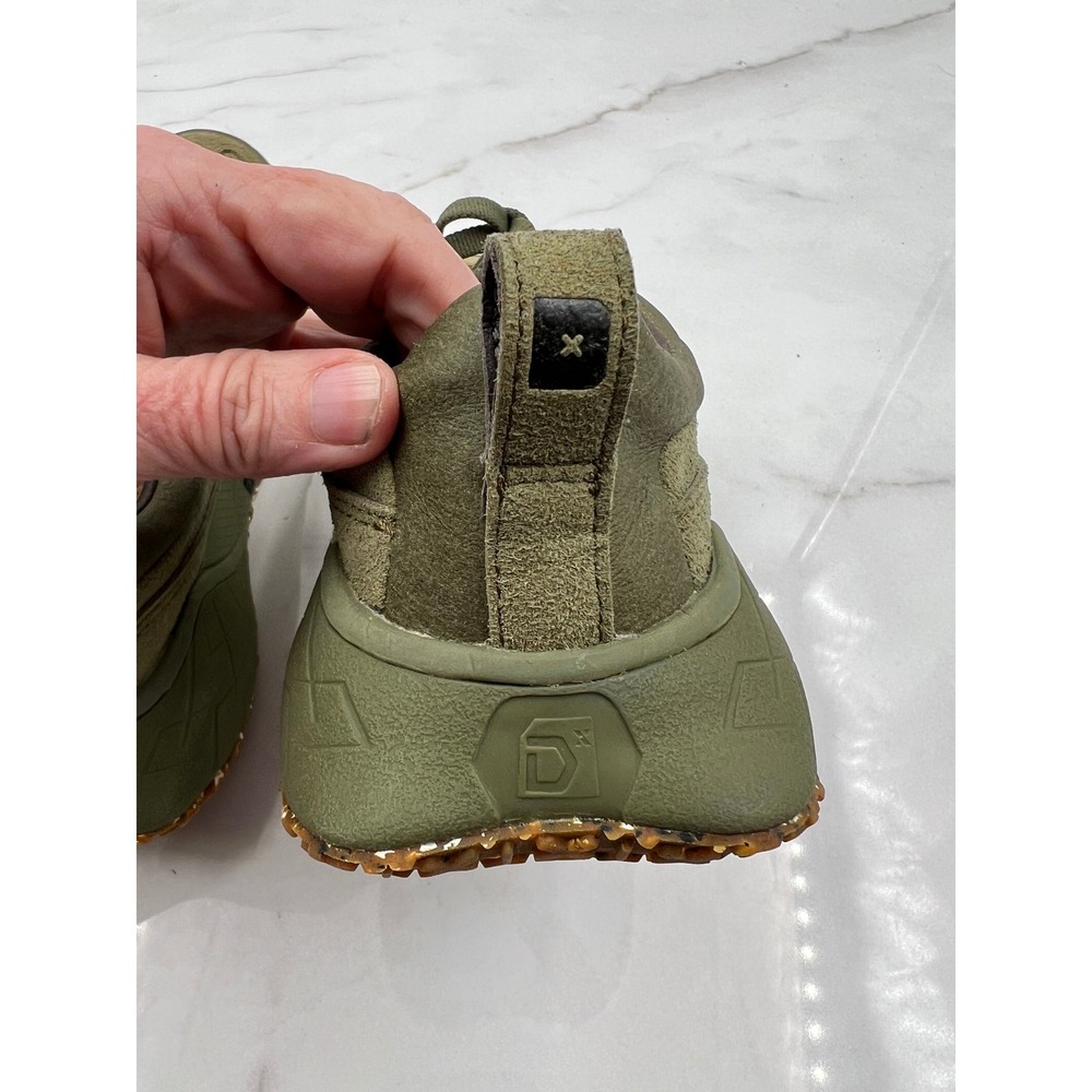 Deckers X Lab Sugarcane Shoes Womens Olive Green Suede Sneakers Size 7 - Picture 11 of 12